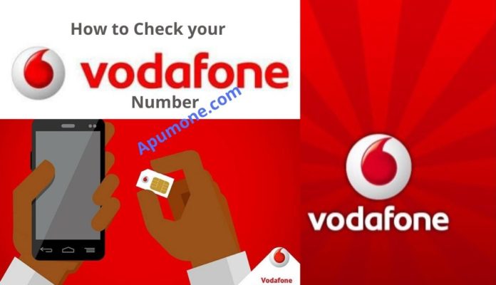 How to check Vodafone number