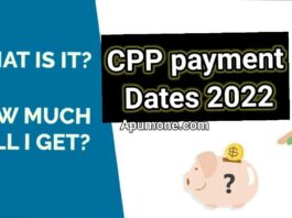 CPP payment dates 2022