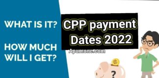 CPP payment dates 2022