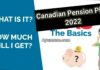CPP retirement pension 2022